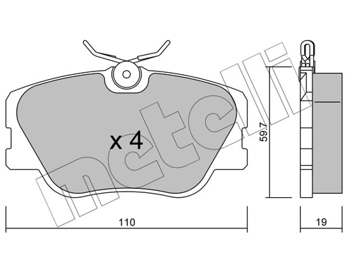 Brake Pad Set, disc brake