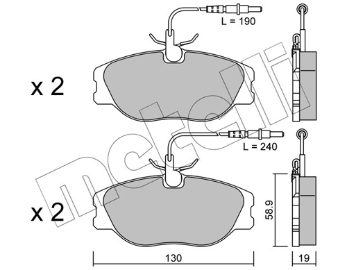 Brake Pad Set, disc brake