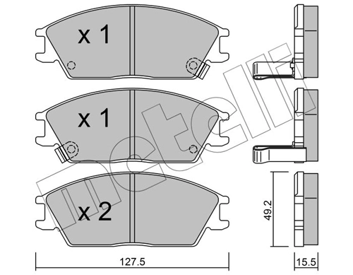 Brake Pad Set, disc brake