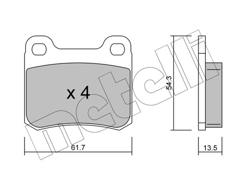 Brake Pad Set, disc brake