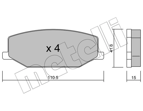 Brake Pad Set, disc brake