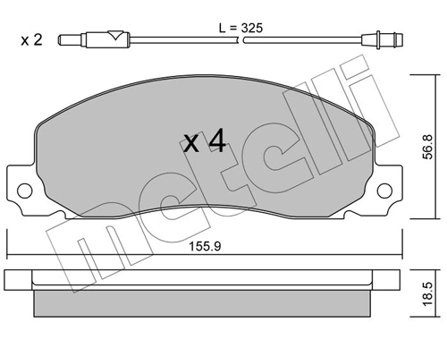 Brake Pad Set, disc brake