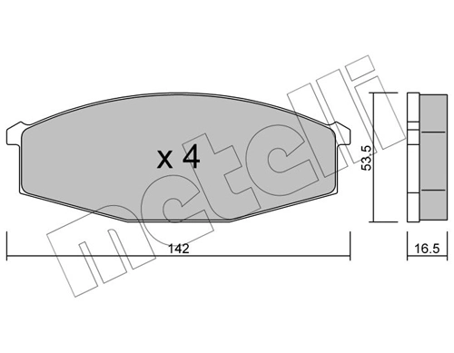 Brake Pad Set, disc brake