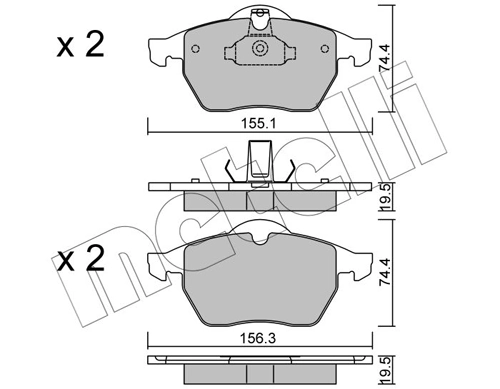 Brake Pad Set, disc brake