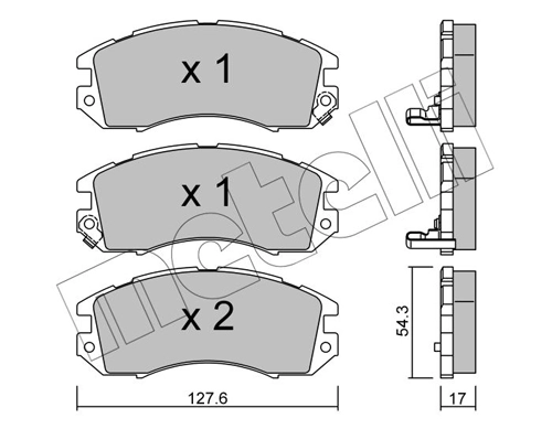 Brake Pad Set, disc brake