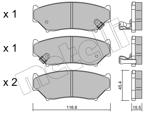 Brake Pad Set, disc brake