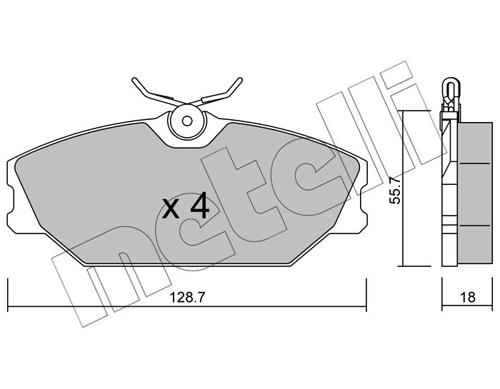 Brake Pad Set, disc brake