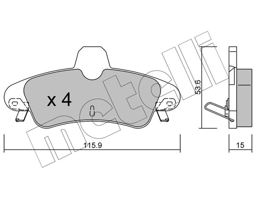 Brake Pad Set, disc brake