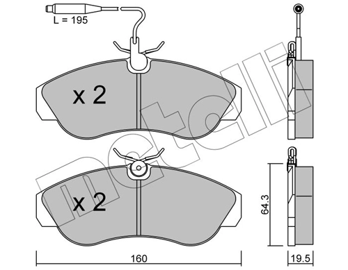 Brake Pad Set, disc brake