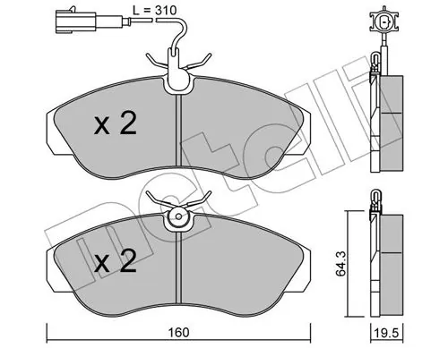 Brake Pad Set, disc brake