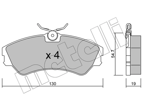 Brake Pad Set, disc brake