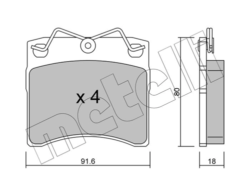 Brake Pad Set, disc brake