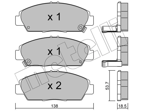 Brake Pad Set, disc brake