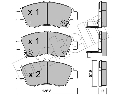 Brake Pad Set, disc brake