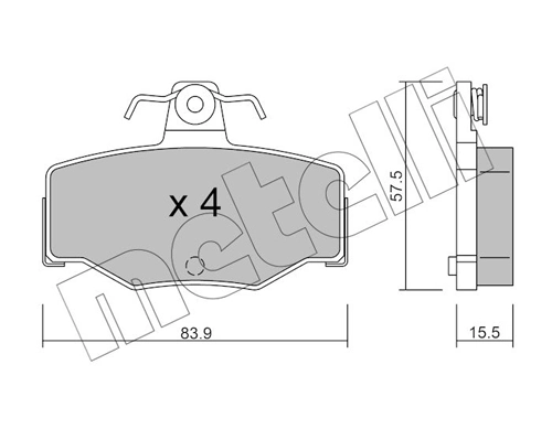 Brake Pad Set, disc brake