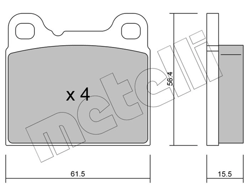 Brake Pad Set, disc brake