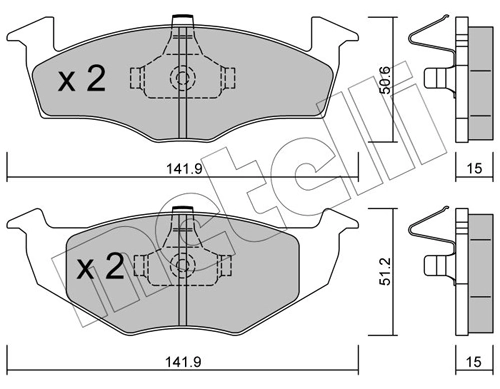 Brake Pad Set, disc brake