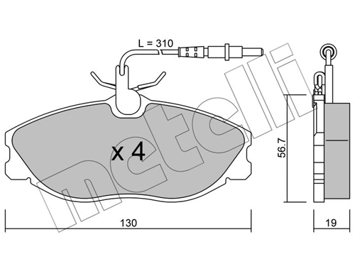 Brake Pad Set, disc brake