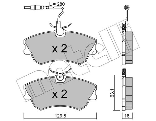 Brake Pad Set, disc brake