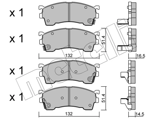 Brake Pad Set, disc brake