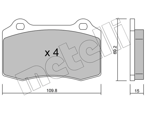 Brake Pad Set, disc brake