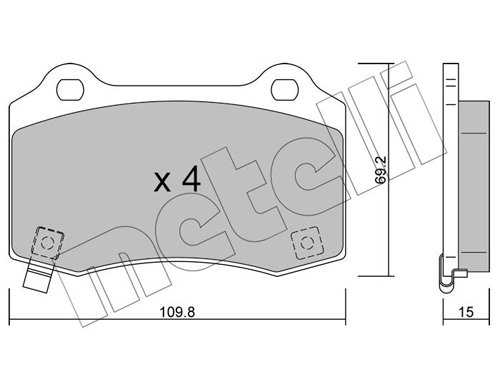 Brake Pad Set, disc brake
