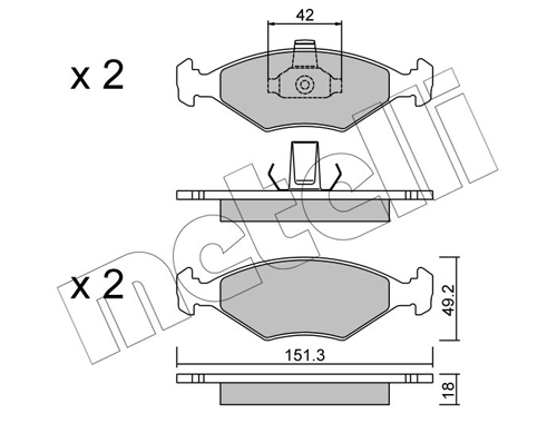 Brake Pad Set, disc brake