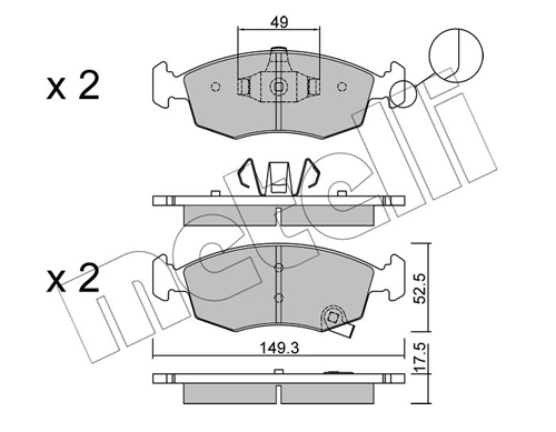Brake Pad Set, disc brake