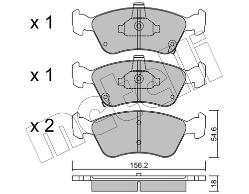 Brake Pad Set, disc brake