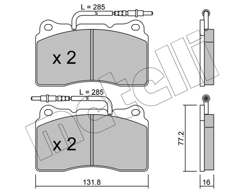 Brake Pad Set, disc brake