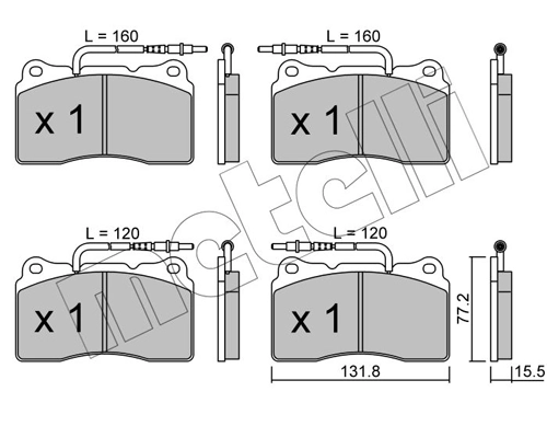 Brake Pad Set, disc brake