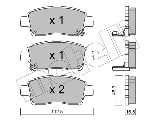 Brake Pad Set, disc brake