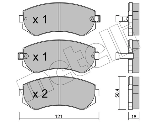 Brake Pad Set, disc brake