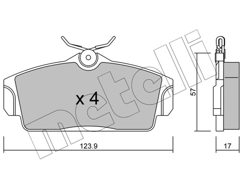 Brake Pad Set, disc brake