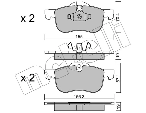 Brake Pad Set, disc brake