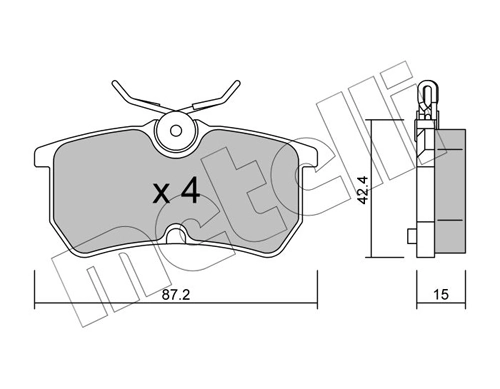 Brake Pad Set, disc brake