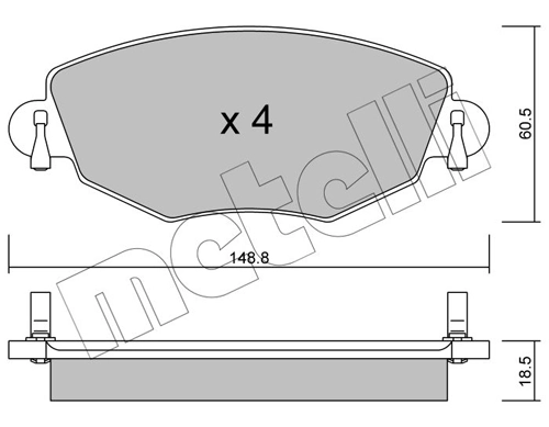 Brake Pad Set, disc brake
