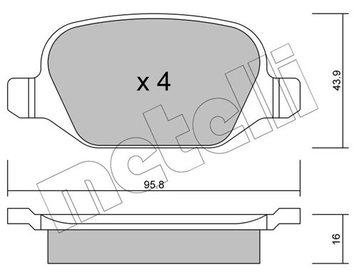 Brake Pad Set, disc brake