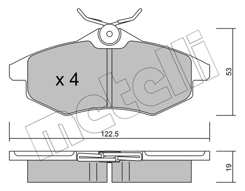 Brake Pad Set, disc brake