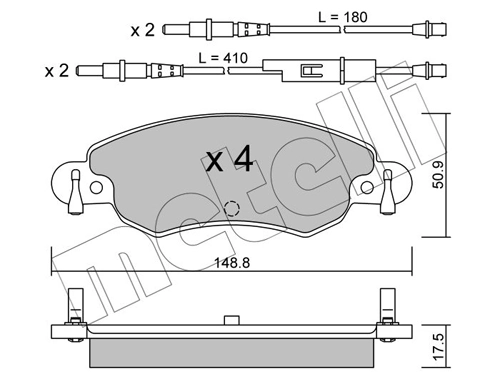Brake Pad Set, disc brake