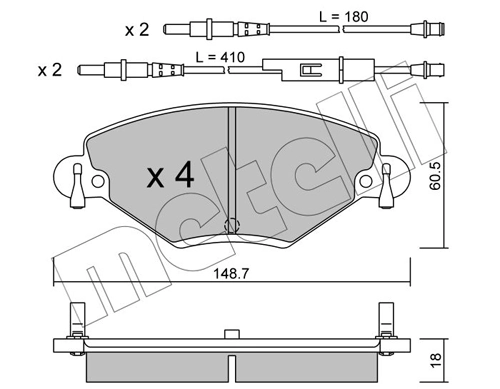 Brake Pad Set, disc brake