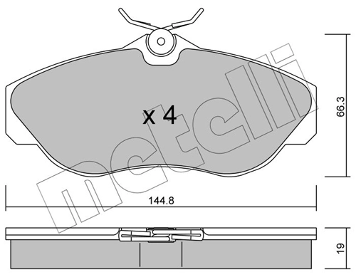 Brake Pad Set, disc brake