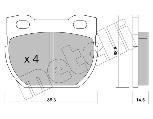 Brake Pad Set, disc brake