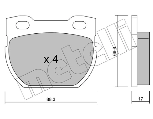 Brake Pad Set, disc brake