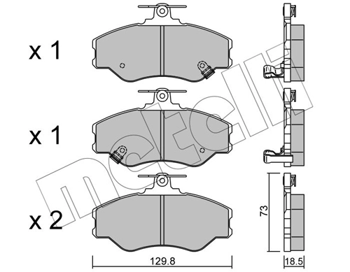 Brake Pad Set, disc brake