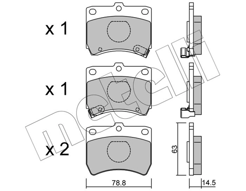 Brake Pad Set, disc brake