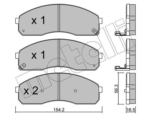 Brake Pad Set, disc brake