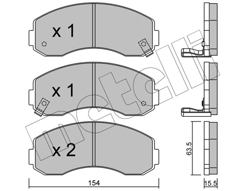 Brake Pad Set, disc brake