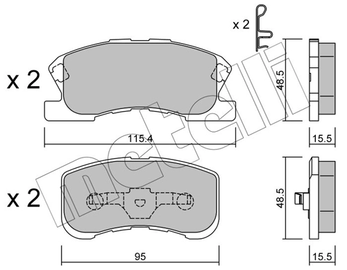 Brake Pad Set, disc brake