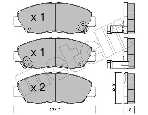 Brake Pad Set, disc brake
